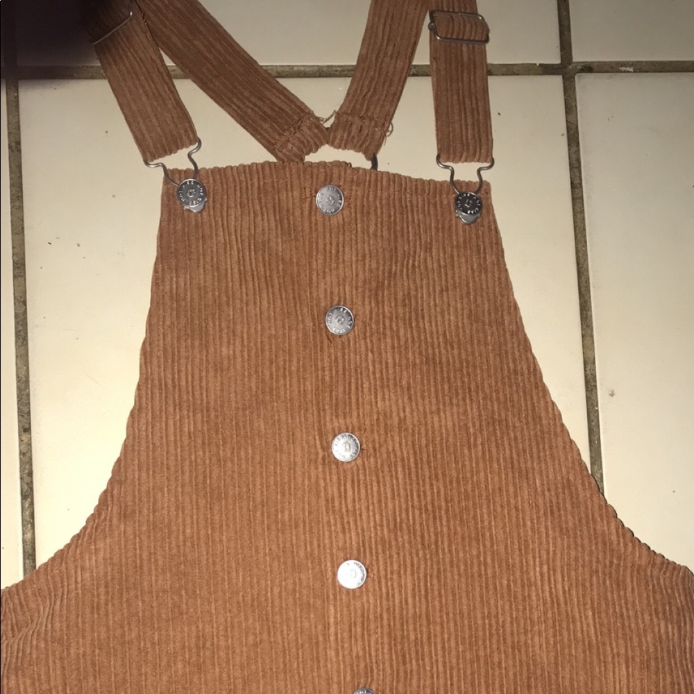 Hot Kiss Corduroy Overall Dress 🖤